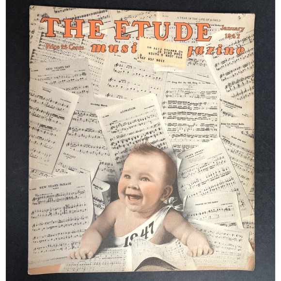 1940s The Etude Music Magazine 11 issues LOT from Vintage Ads SHEET MUSIC - Picture 2 of 16